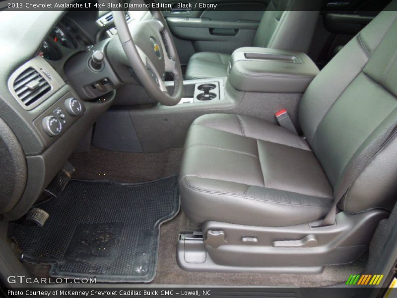 Black / Ebony 2013 Chevrolet Avalanche LT 4x4 Black Diamond Edition