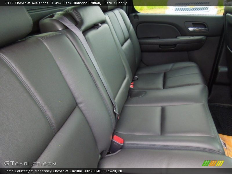  2013 Avalanche LT 4x4 Black Diamond Edition Ebony Interior