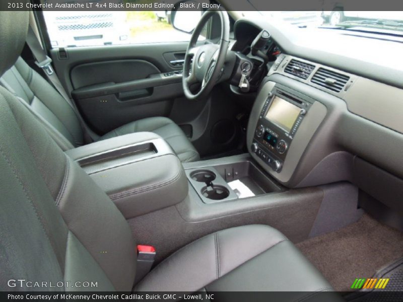  2013 Avalanche LT 4x4 Black Diamond Edition Ebony Interior