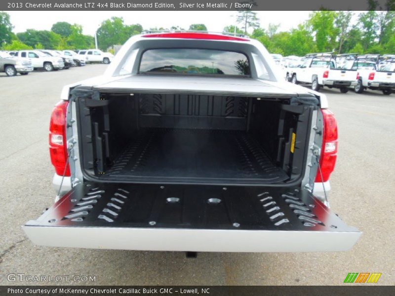 Silver Ice Metallic / Ebony 2013 Chevrolet Avalanche LTZ 4x4 Black Diamond Edition
