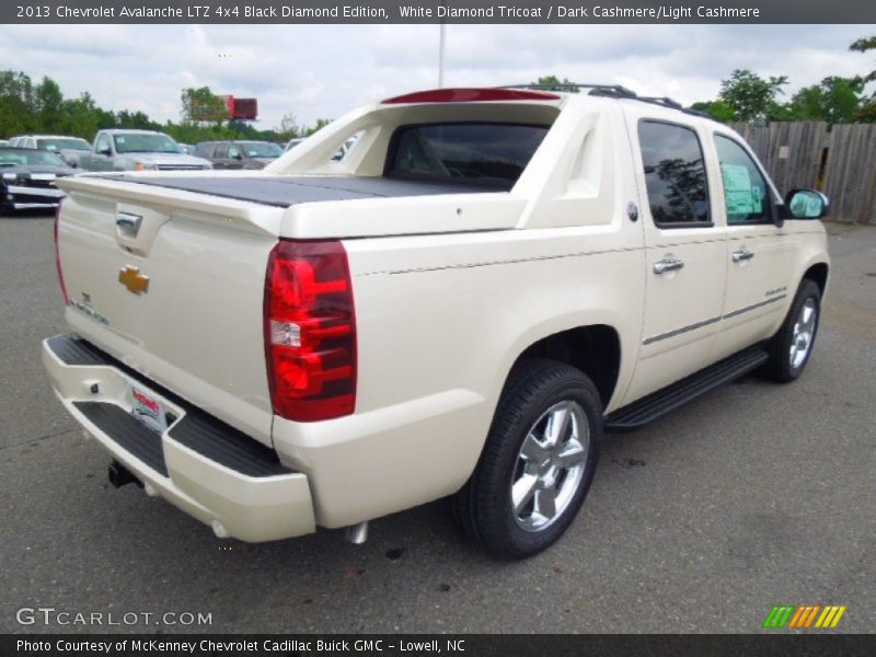 White Diamond Tricoat / Dark Cashmere/Light Cashmere 2013 Chevrolet Avalanche LTZ 4x4 Black Diamond Edition