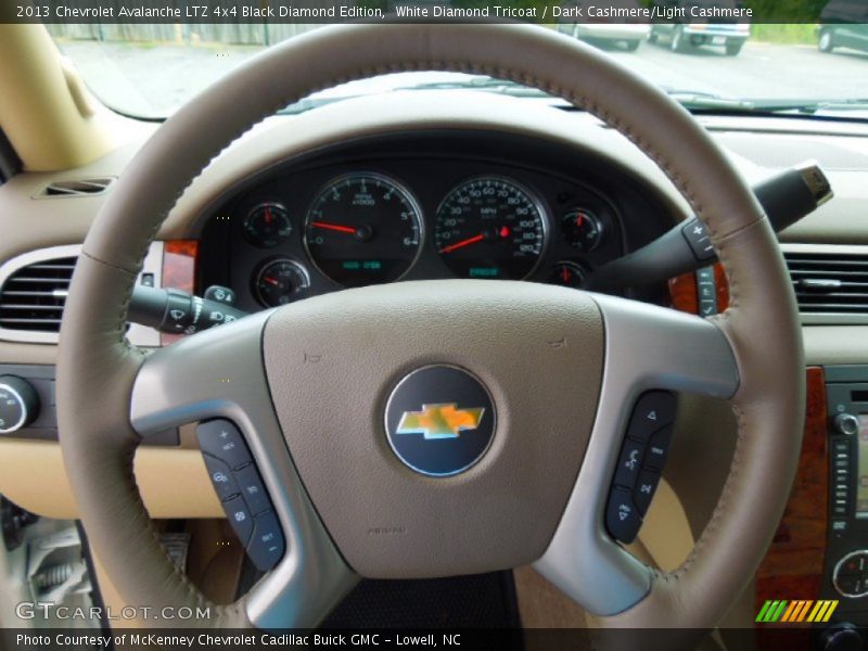  2013 Avalanche LTZ 4x4 Black Diamond Edition Steering Wheel