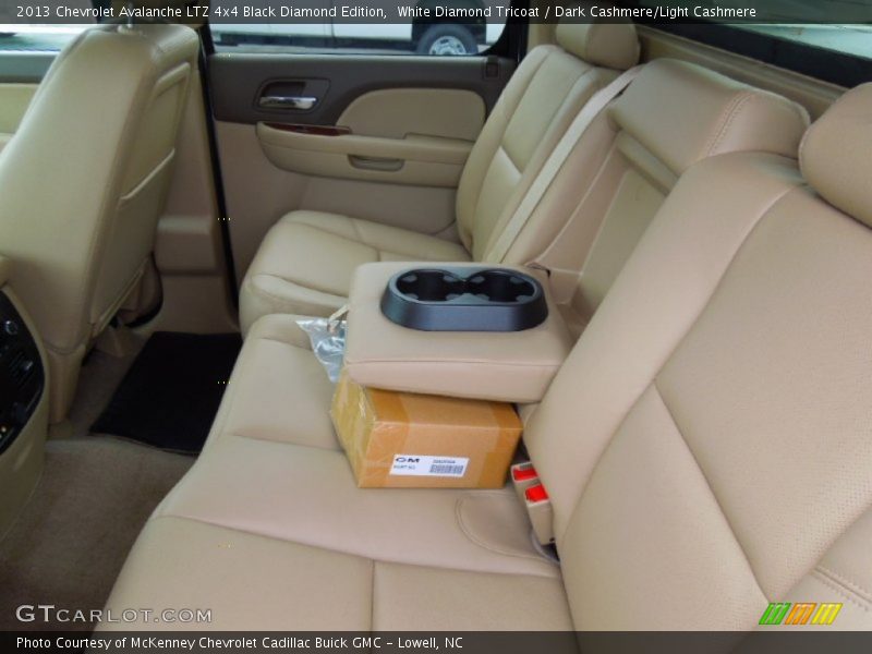 White Diamond Tricoat / Dark Cashmere/Light Cashmere 2013 Chevrolet Avalanche LTZ 4x4 Black Diamond Edition