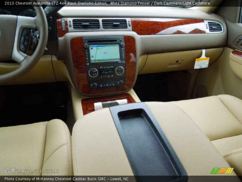 White Diamond Tricoat / Dark Cashmere/Light Cashmere 2013 Chevrolet Avalanche LTZ 4x4 Black Diamond Edition
