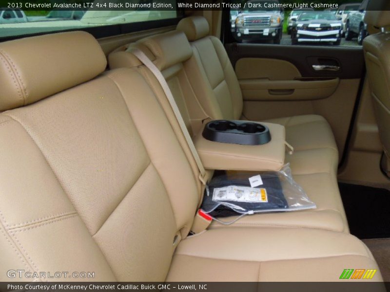 White Diamond Tricoat / Dark Cashmere/Light Cashmere 2013 Chevrolet Avalanche LTZ 4x4 Black Diamond Edition