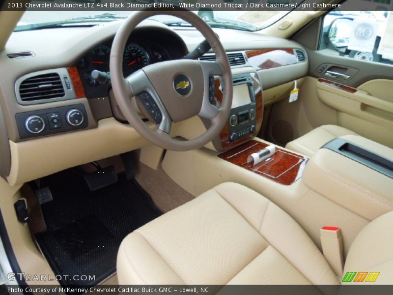 Dark Cashmere/Light Cashmere Interior - 2013 Avalanche LTZ 4x4 Black Diamond Edition 