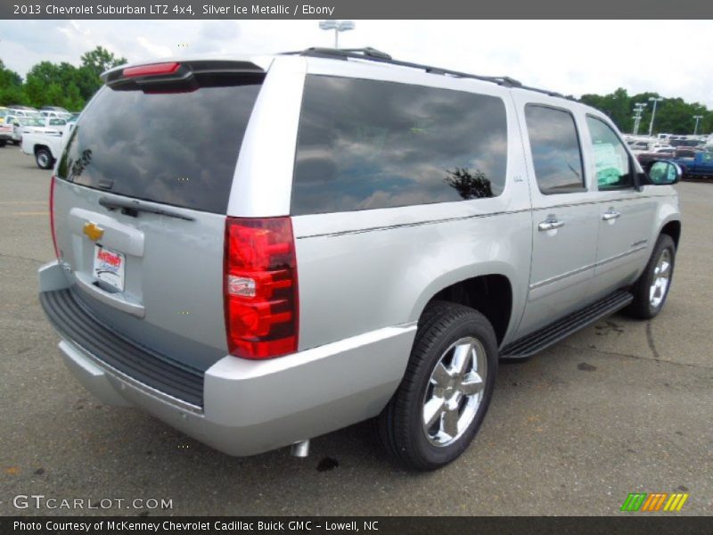 Silver Ice Metallic / Ebony 2013 Chevrolet Suburban LTZ 4x4