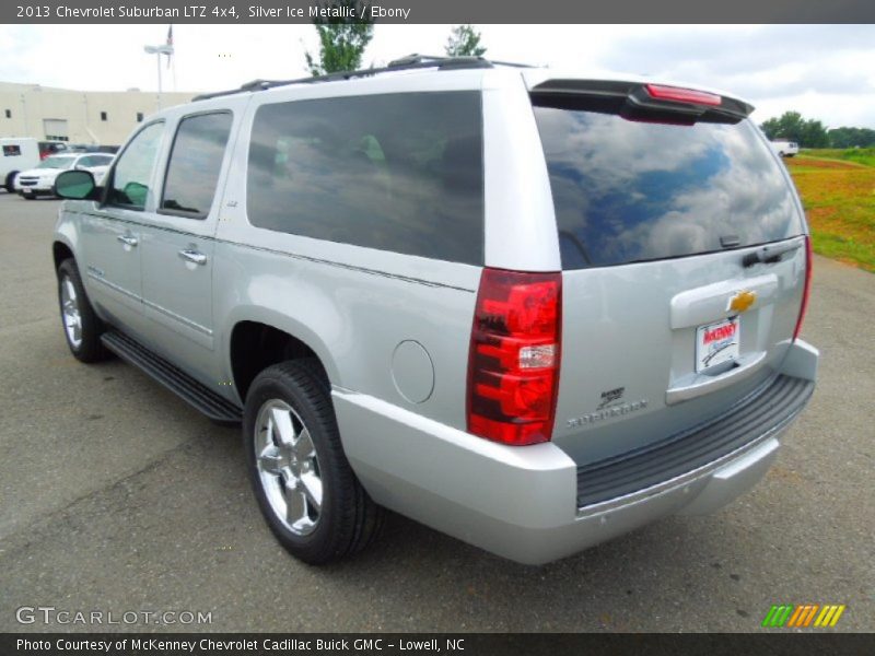 Silver Ice Metallic / Ebony 2013 Chevrolet Suburban LTZ 4x4