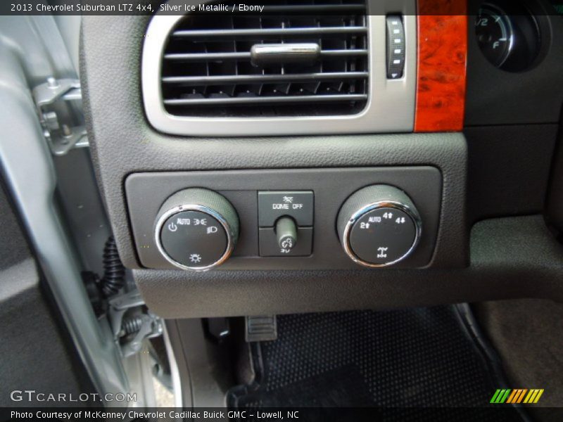Controls of 2013 Suburban LTZ 4x4