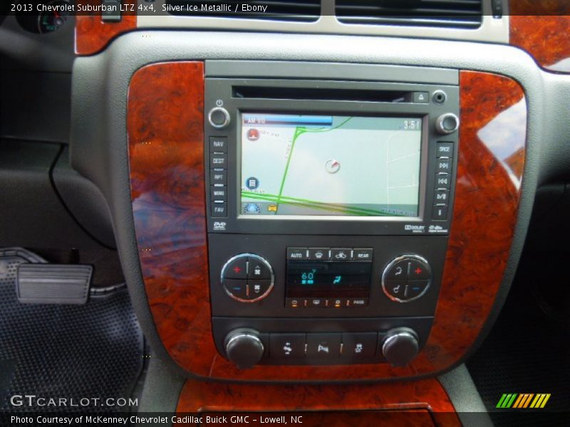 Controls of 2013 Suburban LTZ 4x4
