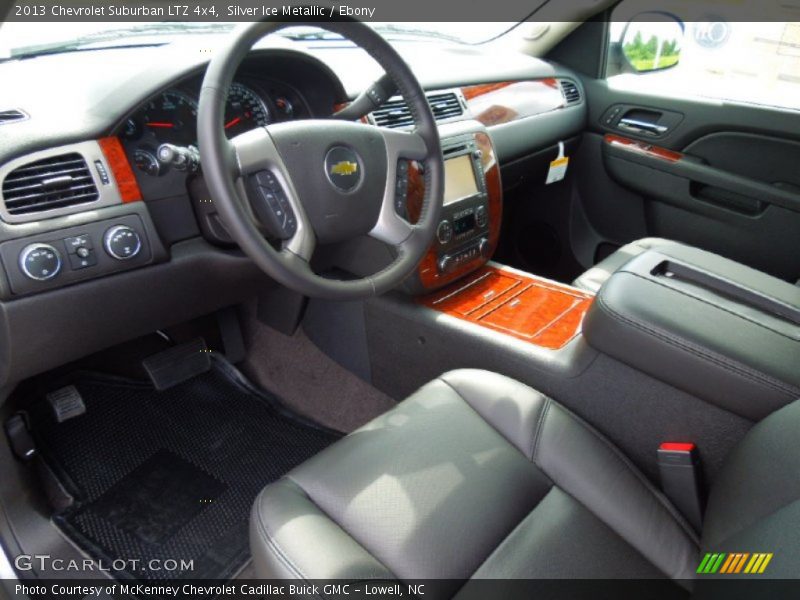 Ebony Interior - 2013 Suburban LTZ 4x4 