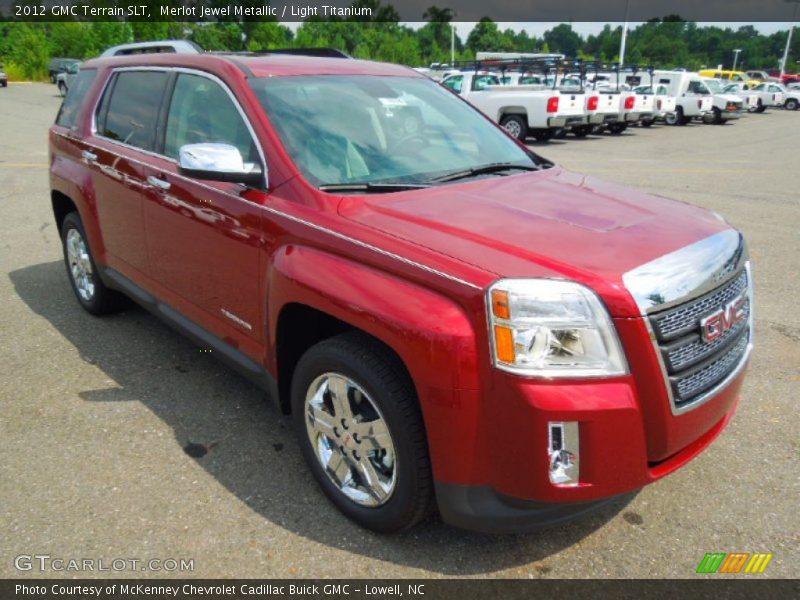 Merlot Jewel Metallic / Light Titanium 2012 GMC Terrain SLT