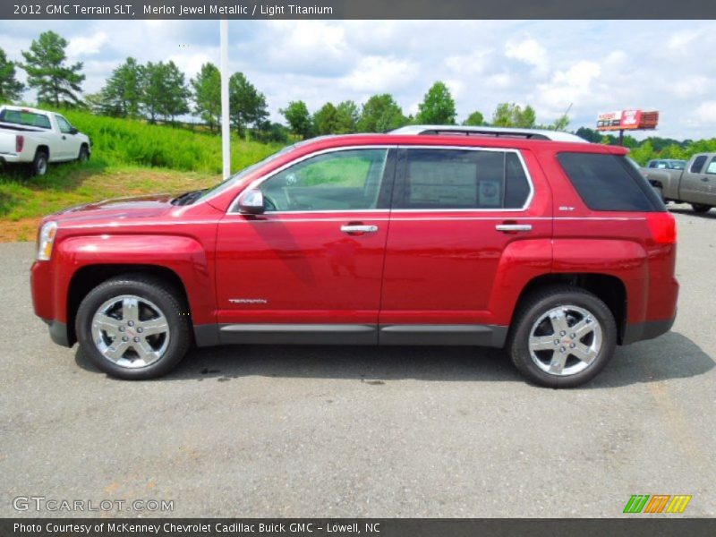 Merlot Jewel Metallic / Light Titanium 2012 GMC Terrain SLT