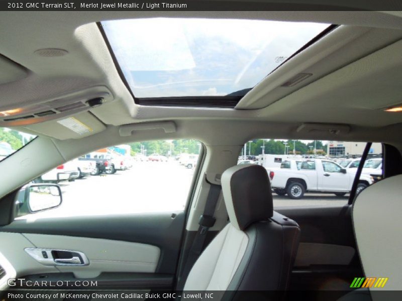Merlot Jewel Metallic / Light Titanium 2012 GMC Terrain SLT