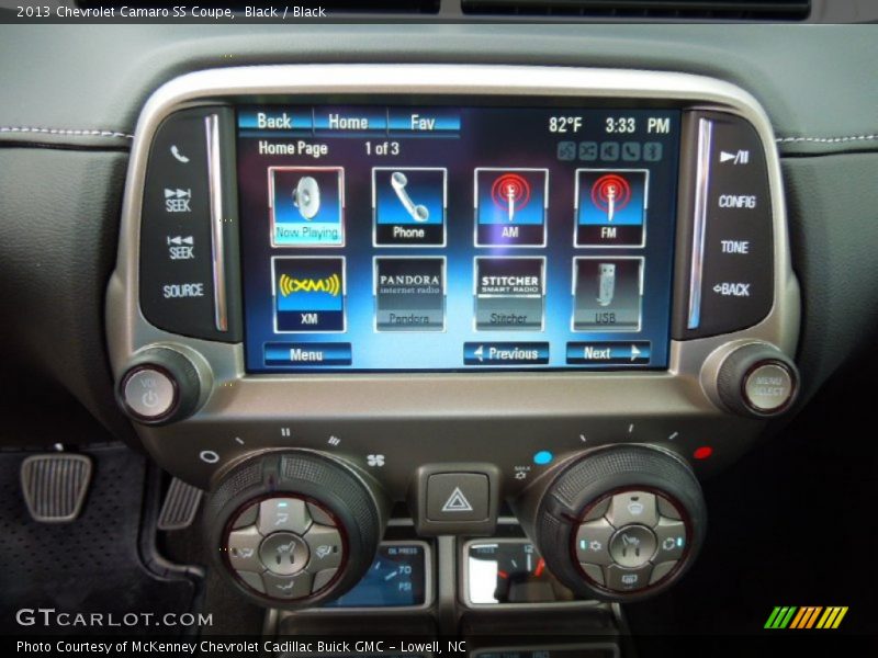 Controls of 2013 Camaro SS Coupe