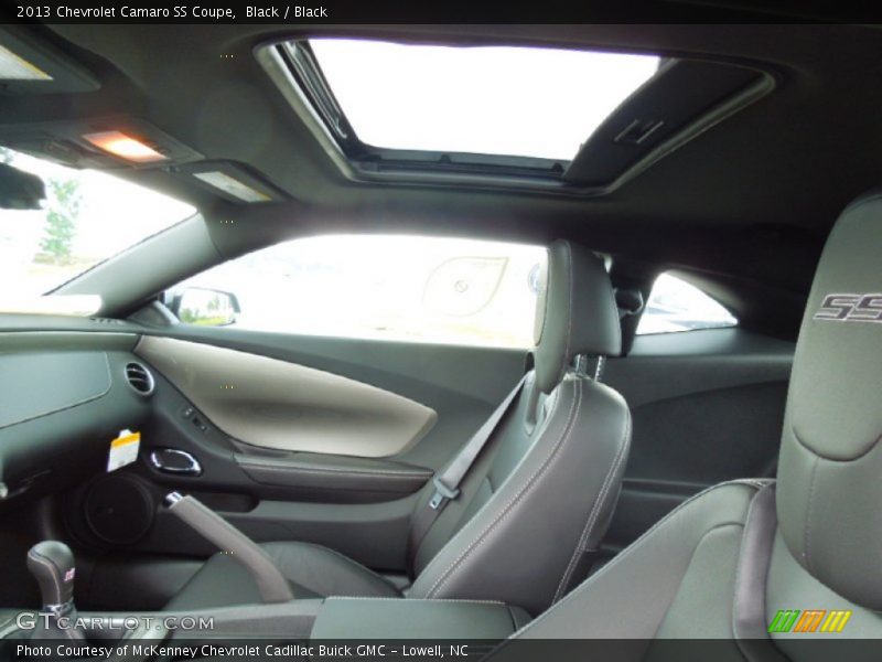Sunroof of 2013 Camaro SS Coupe