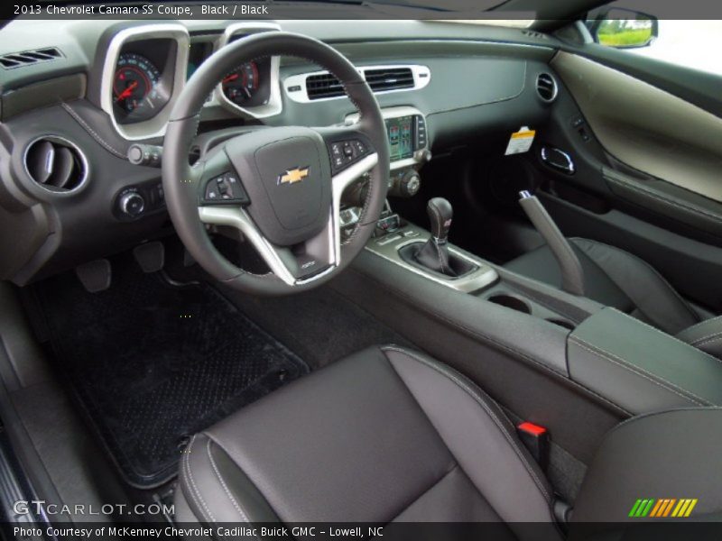 Black Interior - 2013 Camaro SS Coupe 