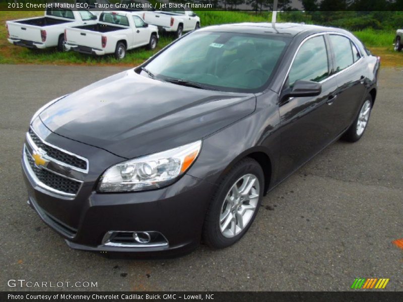 Taupe Gray Metallic / Jet Black/Titanium 2013 Chevrolet Malibu ECO