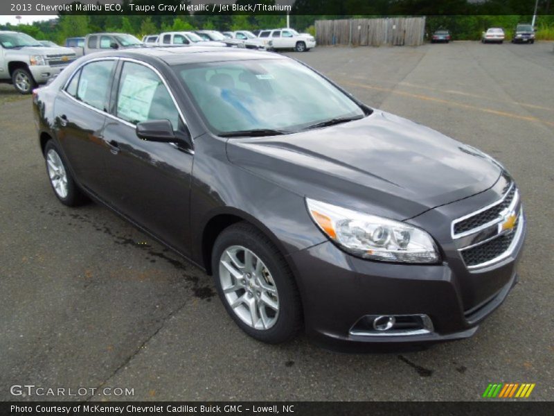 Taupe Gray Metallic / Jet Black/Titanium 2013 Chevrolet Malibu ECO