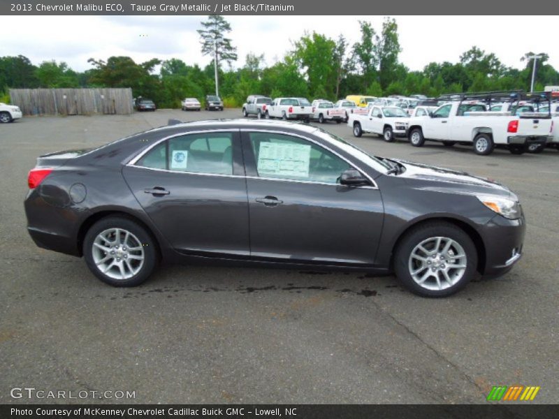 Taupe Gray Metallic / Jet Black/Titanium 2013 Chevrolet Malibu ECO