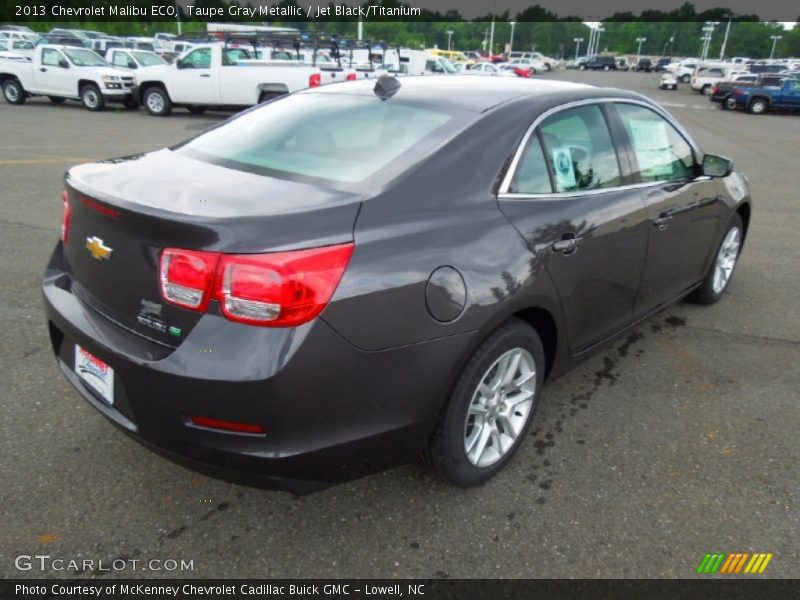 Taupe Gray Metallic / Jet Black/Titanium 2013 Chevrolet Malibu ECO