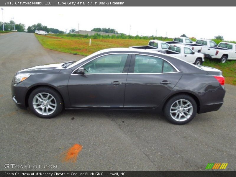 Taupe Gray Metallic / Jet Black/Titanium 2013 Chevrolet Malibu ECO