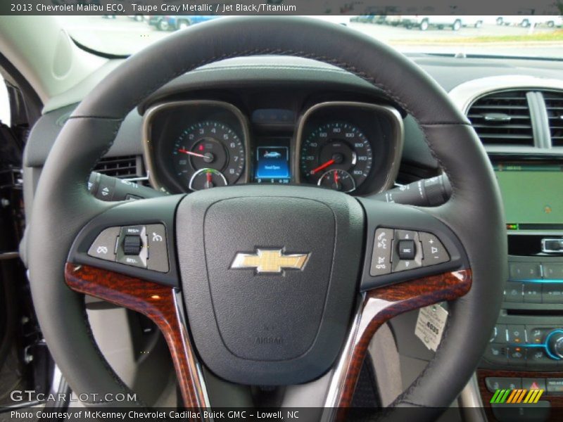 Taupe Gray Metallic / Jet Black/Titanium 2013 Chevrolet Malibu ECO