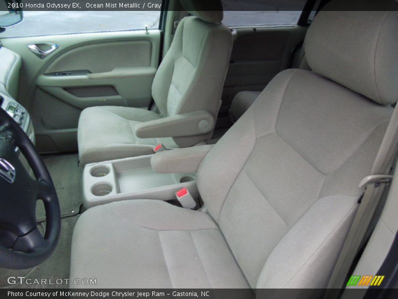Ocean Mist Metallic / Gray 2010 Honda Odyssey EX