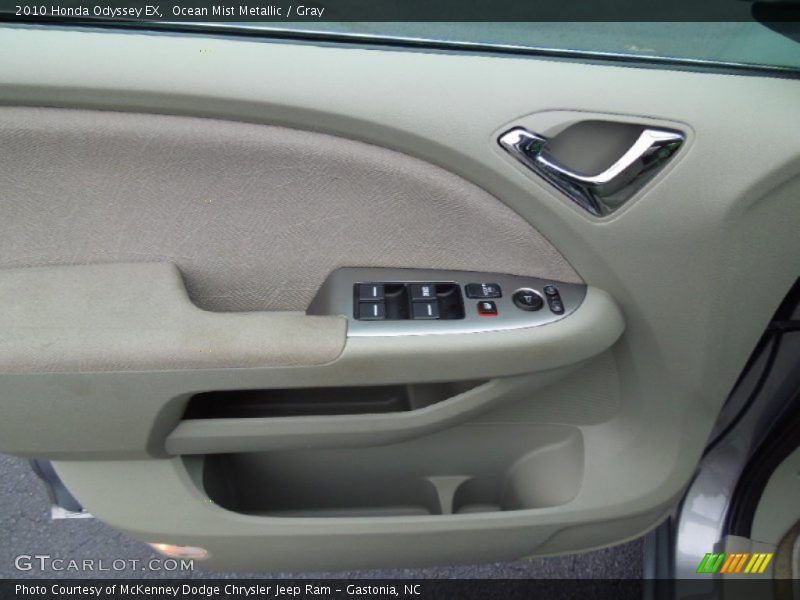 Ocean Mist Metallic / Gray 2010 Honda Odyssey EX