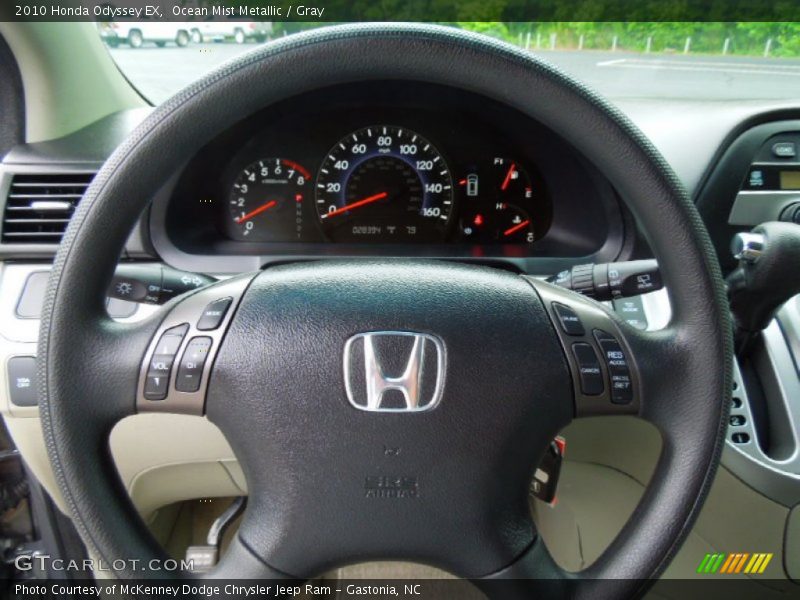 Ocean Mist Metallic / Gray 2010 Honda Odyssey EX