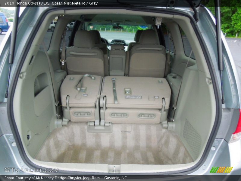 Ocean Mist Metallic / Gray 2010 Honda Odyssey EX