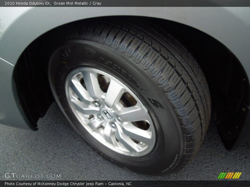 Ocean Mist Metallic / Gray 2010 Honda Odyssey EX