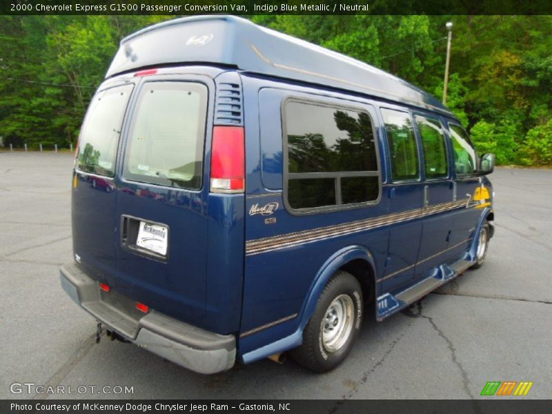 Indigo Blue Metallic / Neutral 2000 Chevrolet Express G1500 Passenger Conversion Van