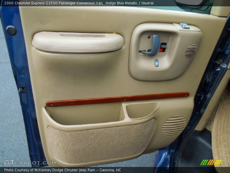 Indigo Blue Metallic / Neutral 2000 Chevrolet Express G1500 Passenger Conversion Van