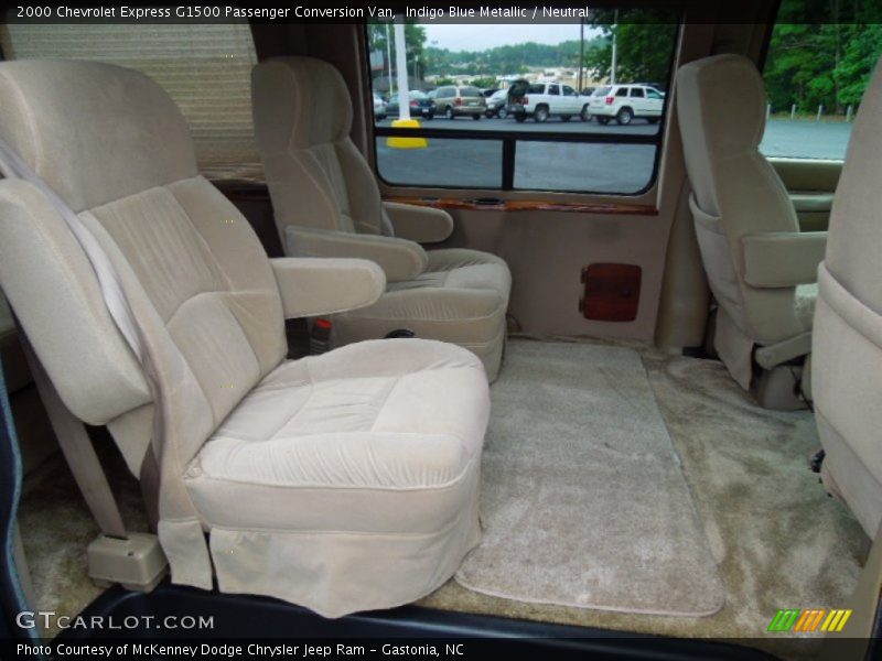 Indigo Blue Metallic / Neutral 2000 Chevrolet Express G1500 Passenger Conversion Van