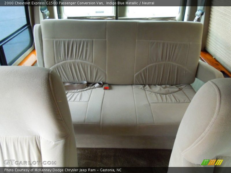 Rear Seat of 2000 Express G1500 Passenger Conversion Van