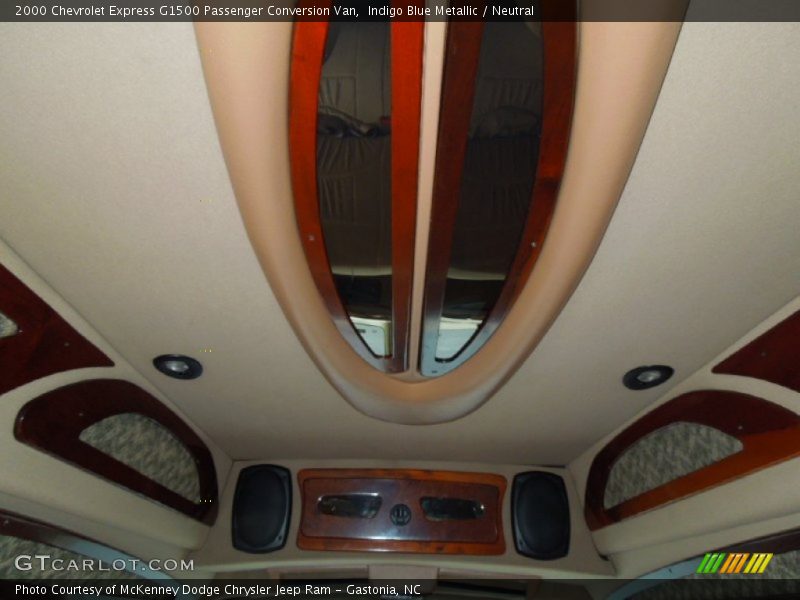 Indigo Blue Metallic / Neutral 2000 Chevrolet Express G1500 Passenger Conversion Van