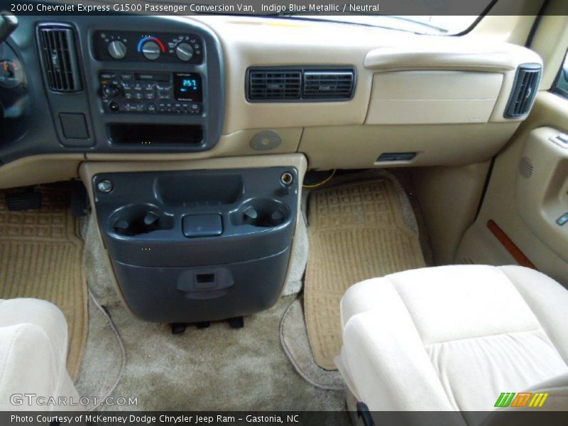 Indigo Blue Metallic / Neutral 2000 Chevrolet Express G1500 Passenger Conversion Van