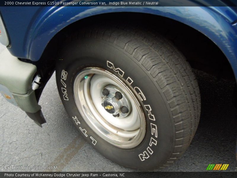 Indigo Blue Metallic / Neutral 2000 Chevrolet Express G1500 Passenger Conversion Van