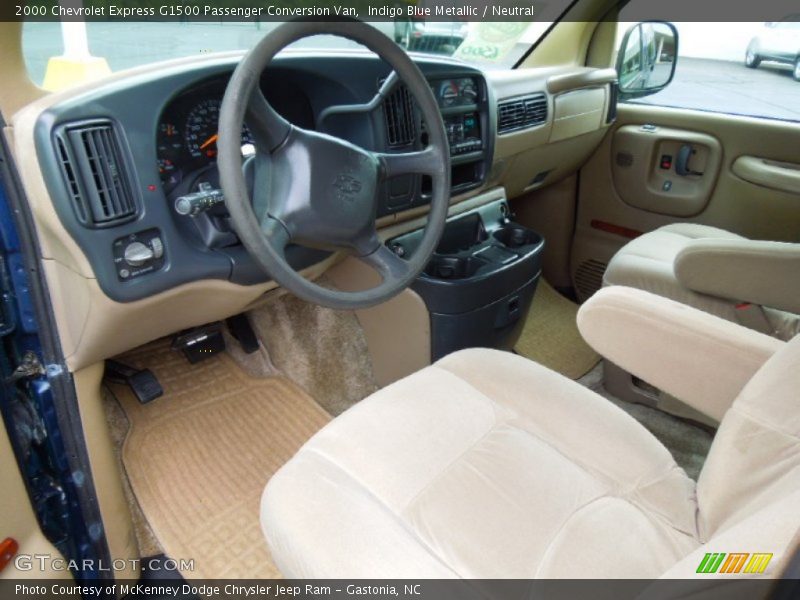 Neutral Interior - 2000 Express G1500 Passenger Conversion Van 