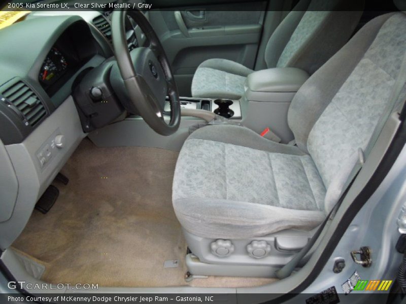 Clear Silver Metallic / Gray 2005 Kia Sorento LX