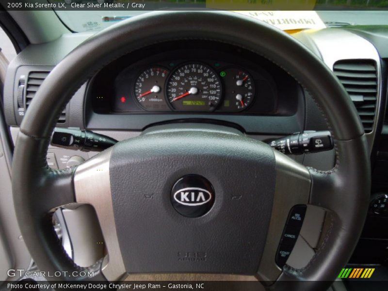 Clear Silver Metallic / Gray 2005 Kia Sorento LX