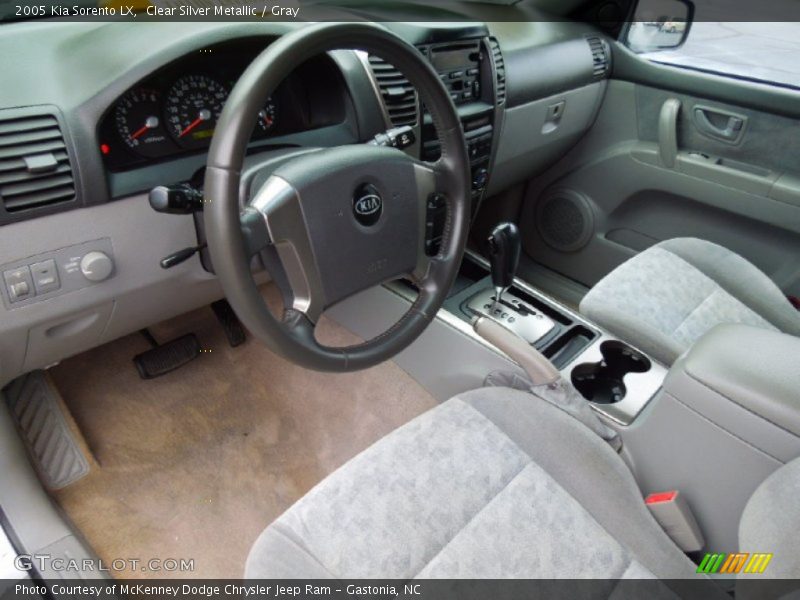 Clear Silver Metallic / Gray 2005 Kia Sorento LX