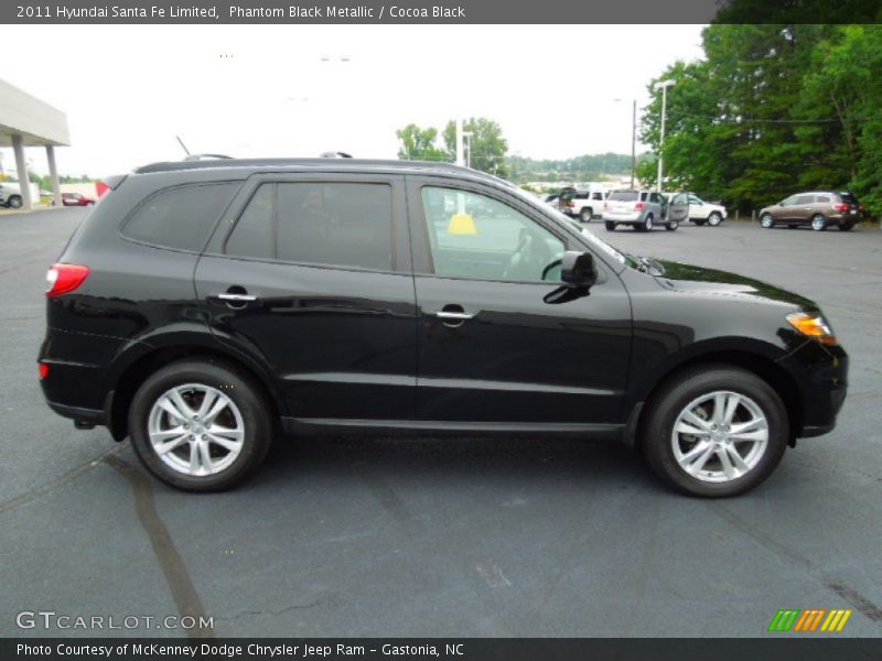 Phantom Black Metallic / Cocoa Black 2011 Hyundai Santa Fe Limited