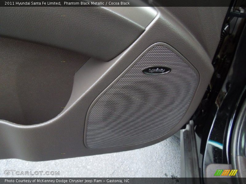 Phantom Black Metallic / Cocoa Black 2011 Hyundai Santa Fe Limited