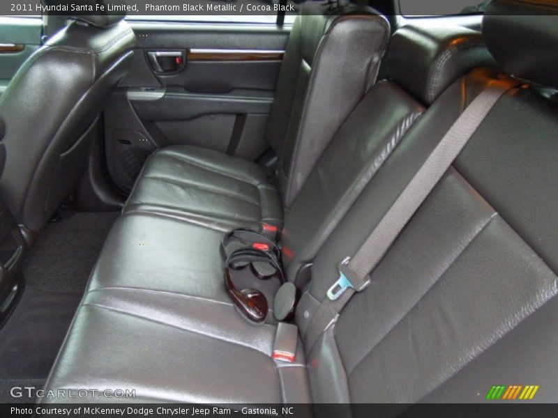 Phantom Black Metallic / Cocoa Black 2011 Hyundai Santa Fe Limited