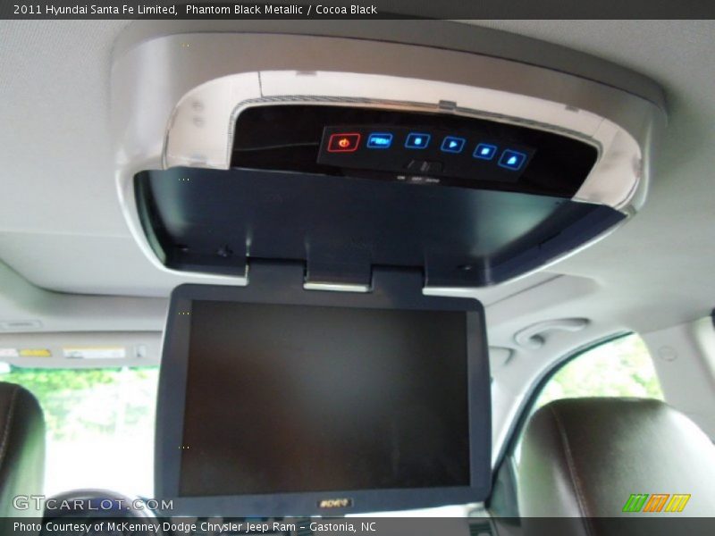 Phantom Black Metallic / Cocoa Black 2011 Hyundai Santa Fe Limited