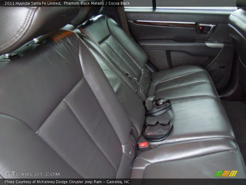 Phantom Black Metallic / Cocoa Black 2011 Hyundai Santa Fe Limited