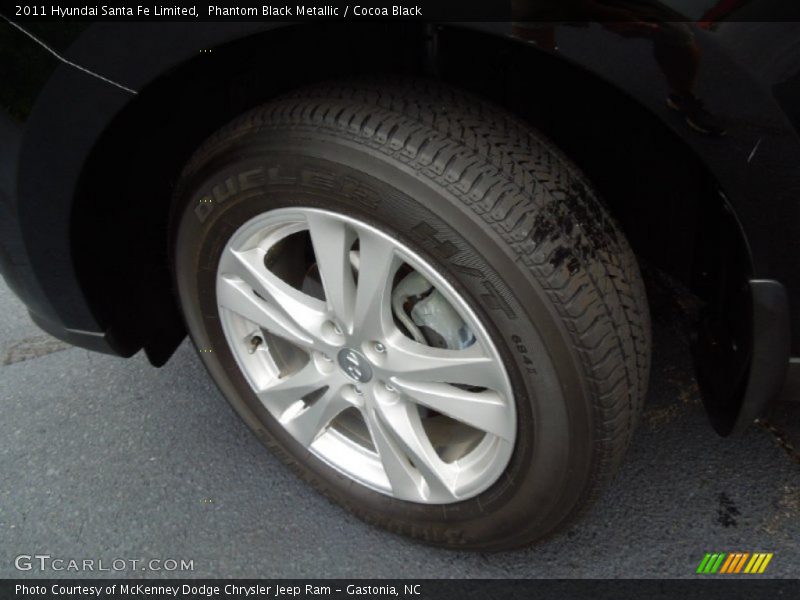 Phantom Black Metallic / Cocoa Black 2011 Hyundai Santa Fe Limited