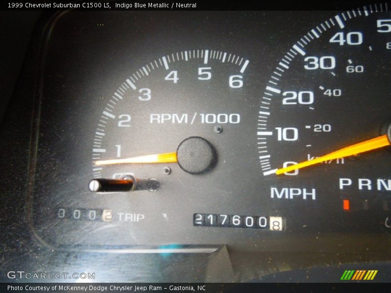 Indigo Blue Metallic / Neutral 1999 Chevrolet Suburban C1500 LS